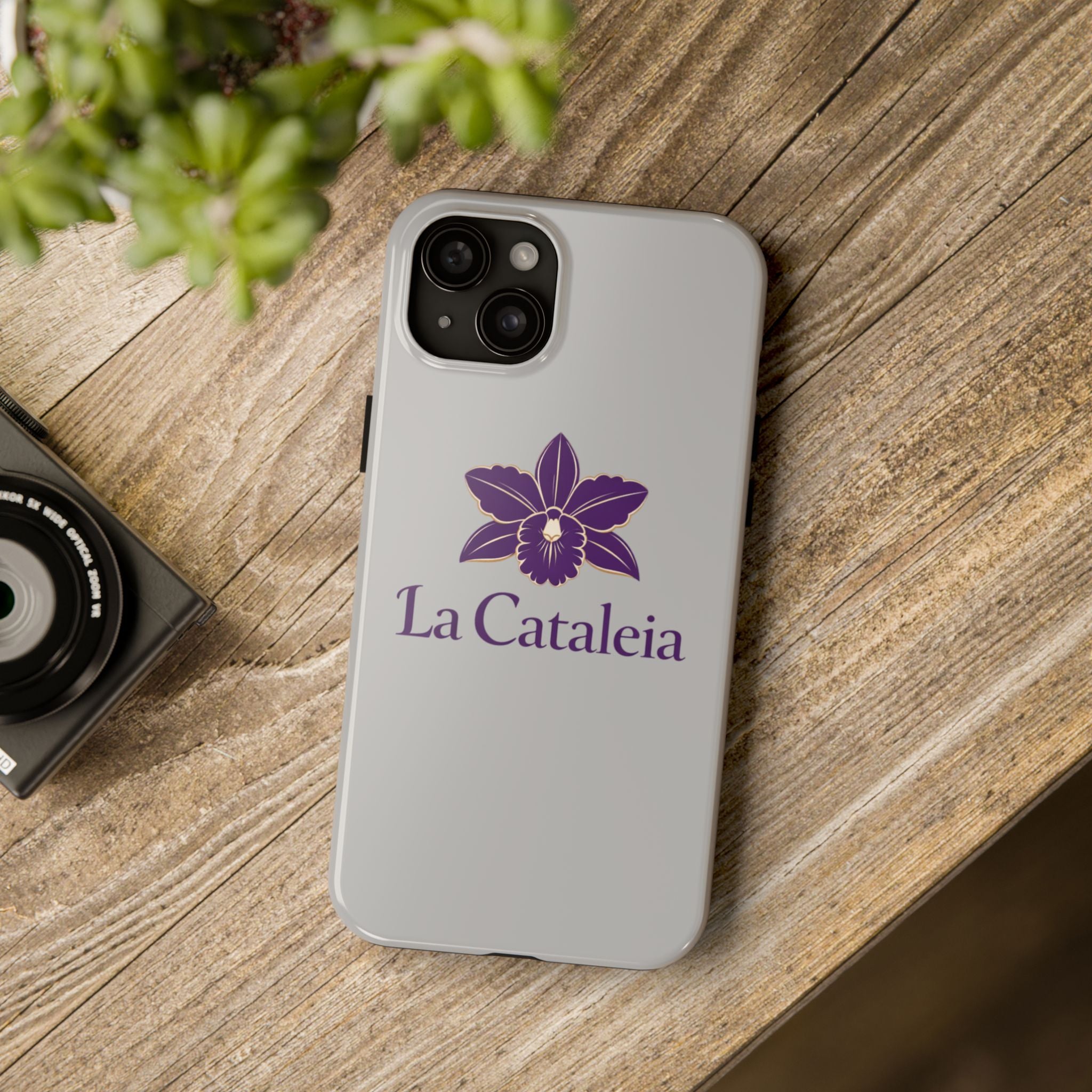 La Cataleia Orchid Tough Phone Case - Protective Floral Phone Cover