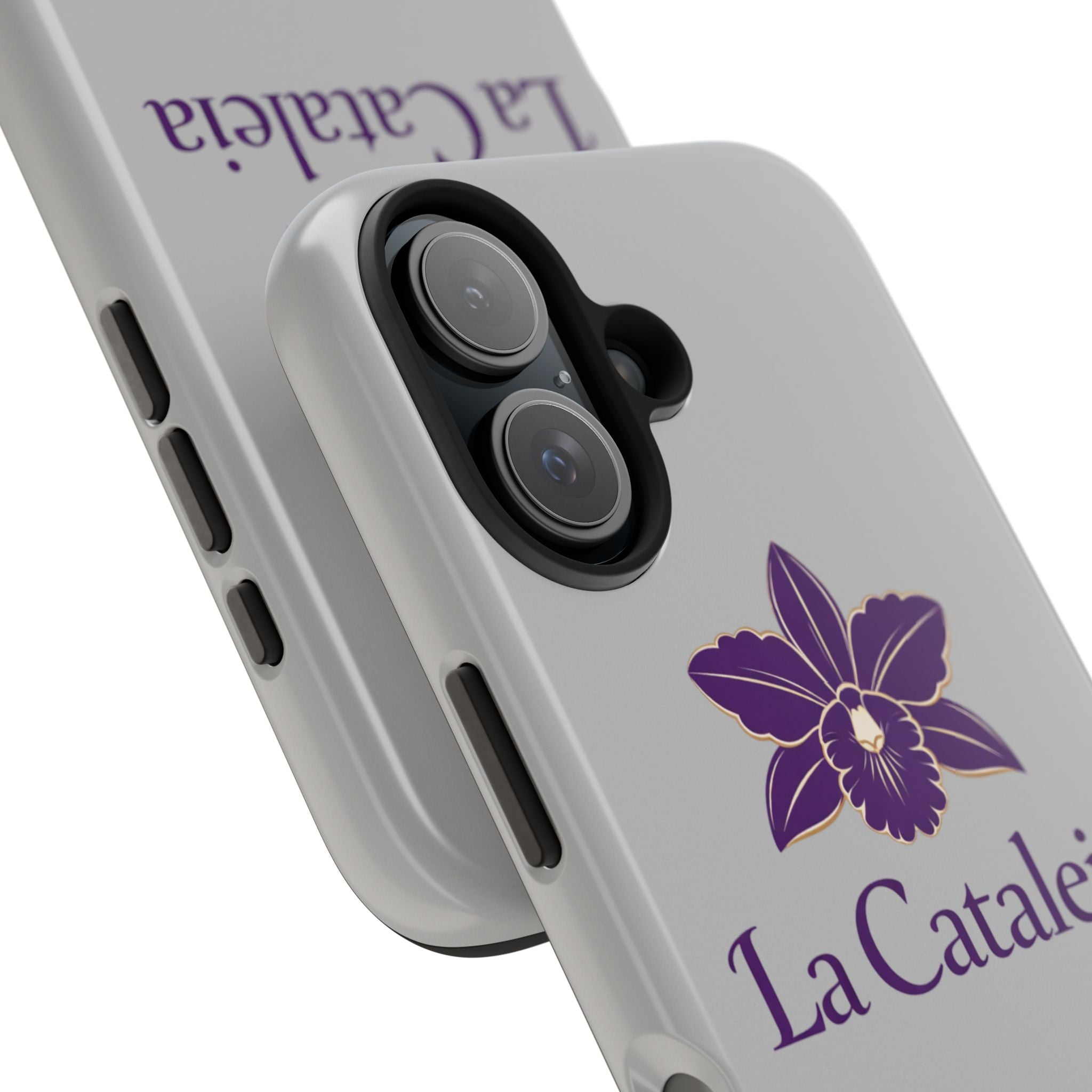 La Cataleia Orchid Tough Phone Case - Protective Floral Phone Cover