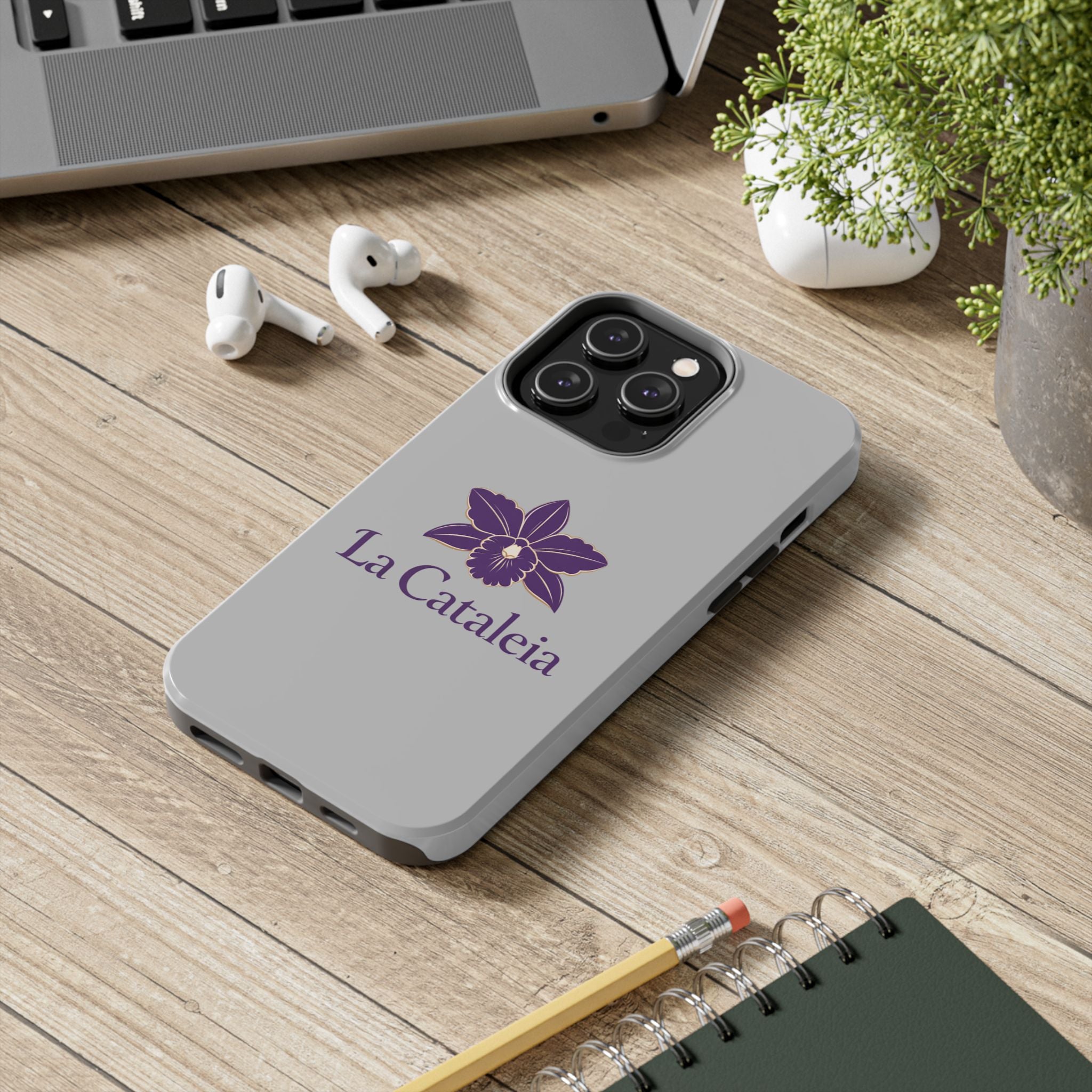 La Cataleia Orchid Tough Phone Case - Protective Floral Phone Cover