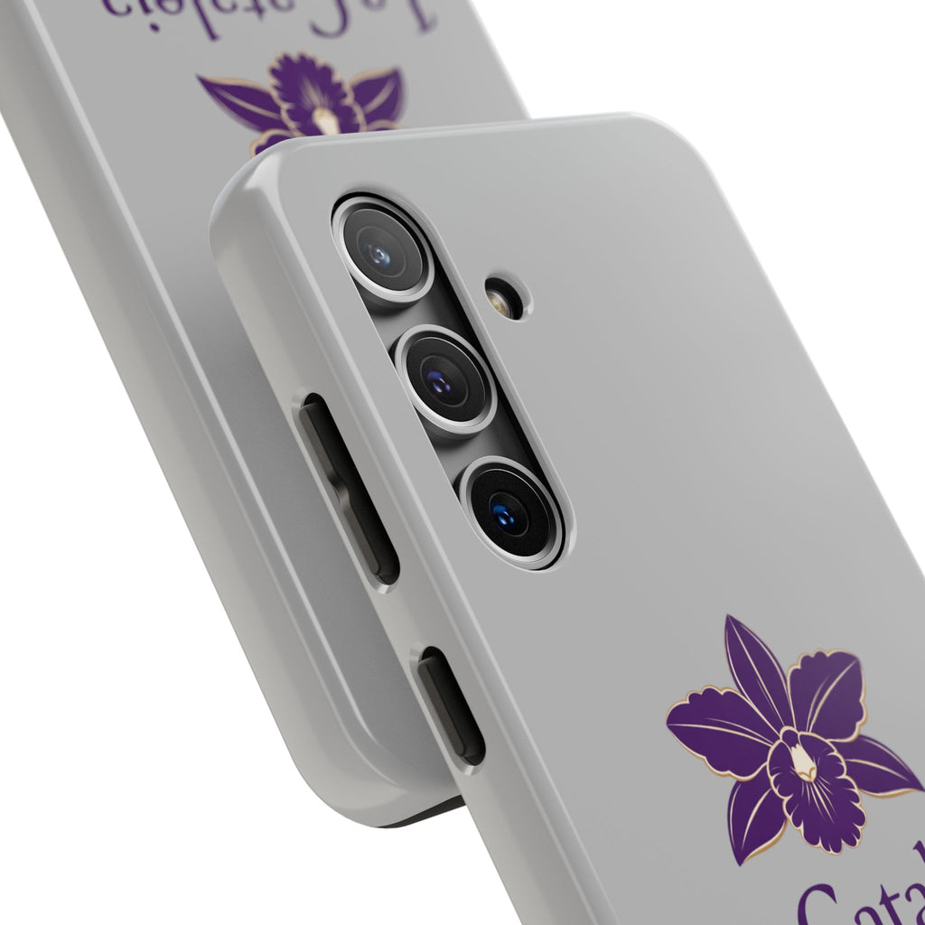 La Cataleia Orchid Tough Phone Case - Protective Floral Phone Cover