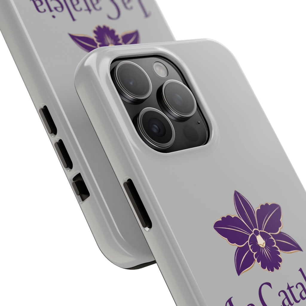 La Cataleia Orchid Tough Phone Case - Protective Floral Phone Cover