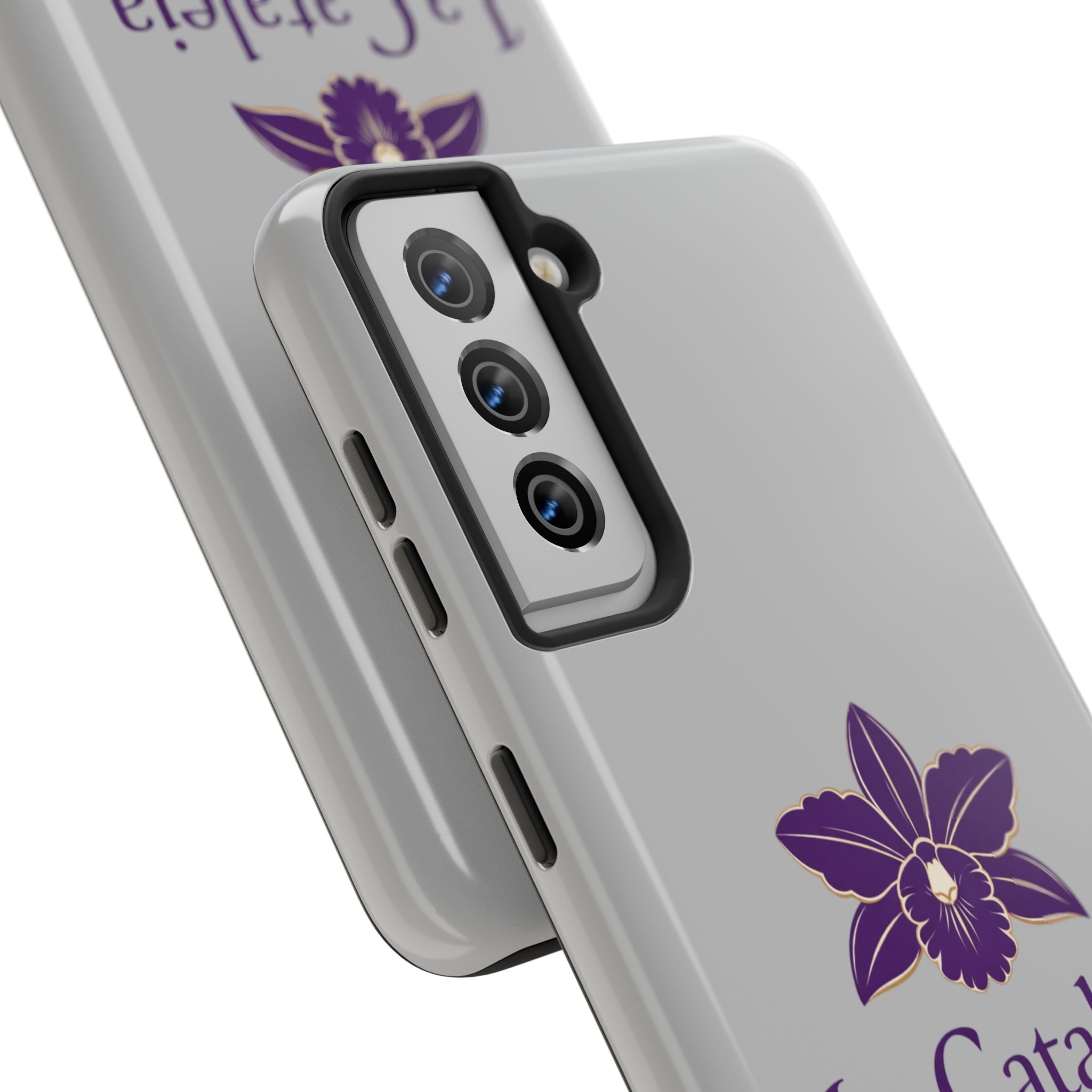 La Cataleia Orchid Tough Phone Case - Protective Floral Phone Cover