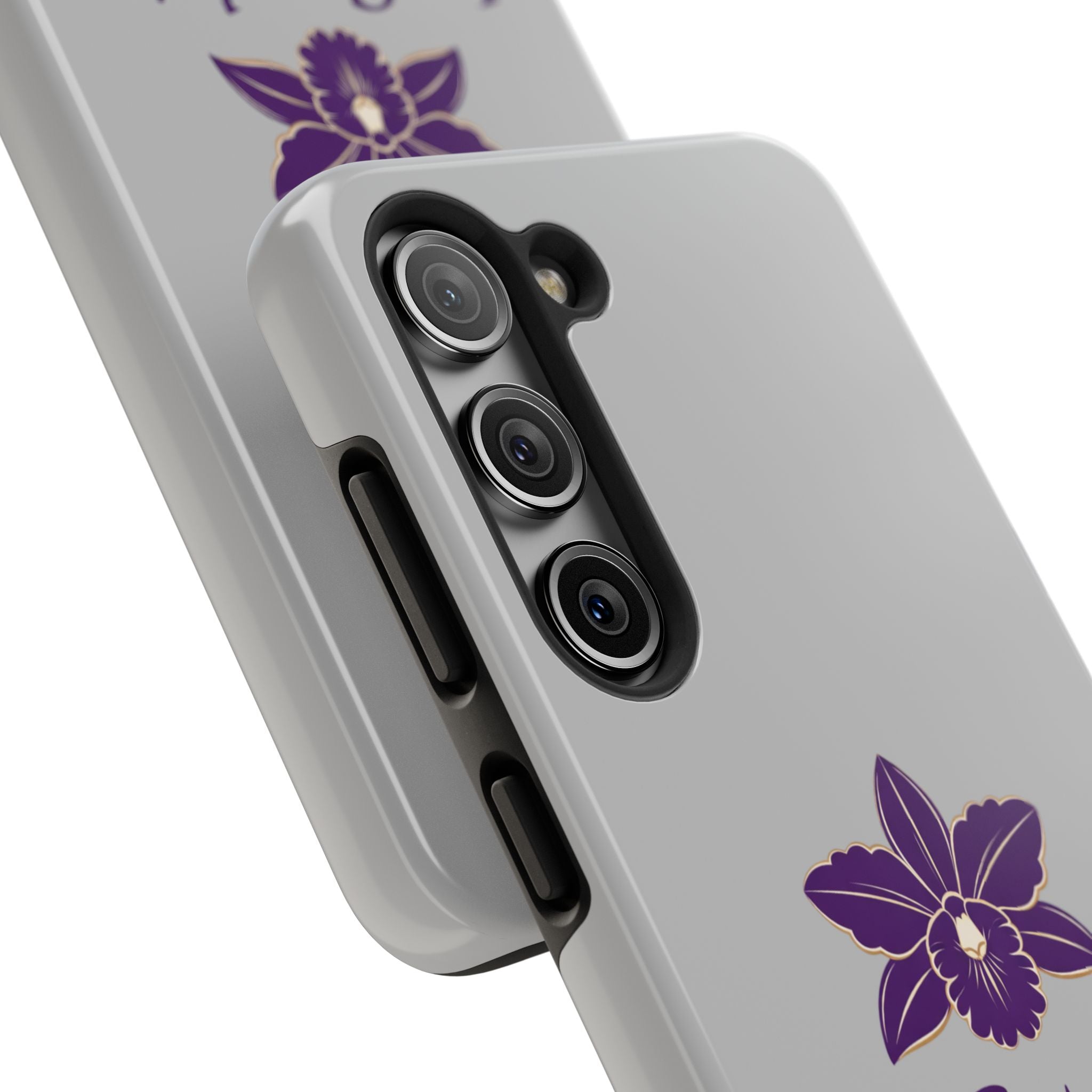 La Cataleia Orchid Tough Phone Case - Protective Floral Phone Cover