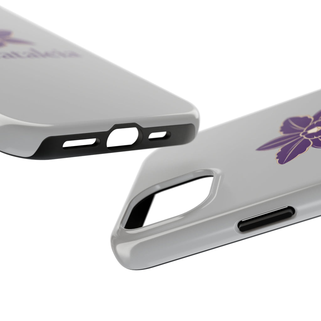 La Cataleia Orchid Tough Phone Case - Protective Floral Phone Cover