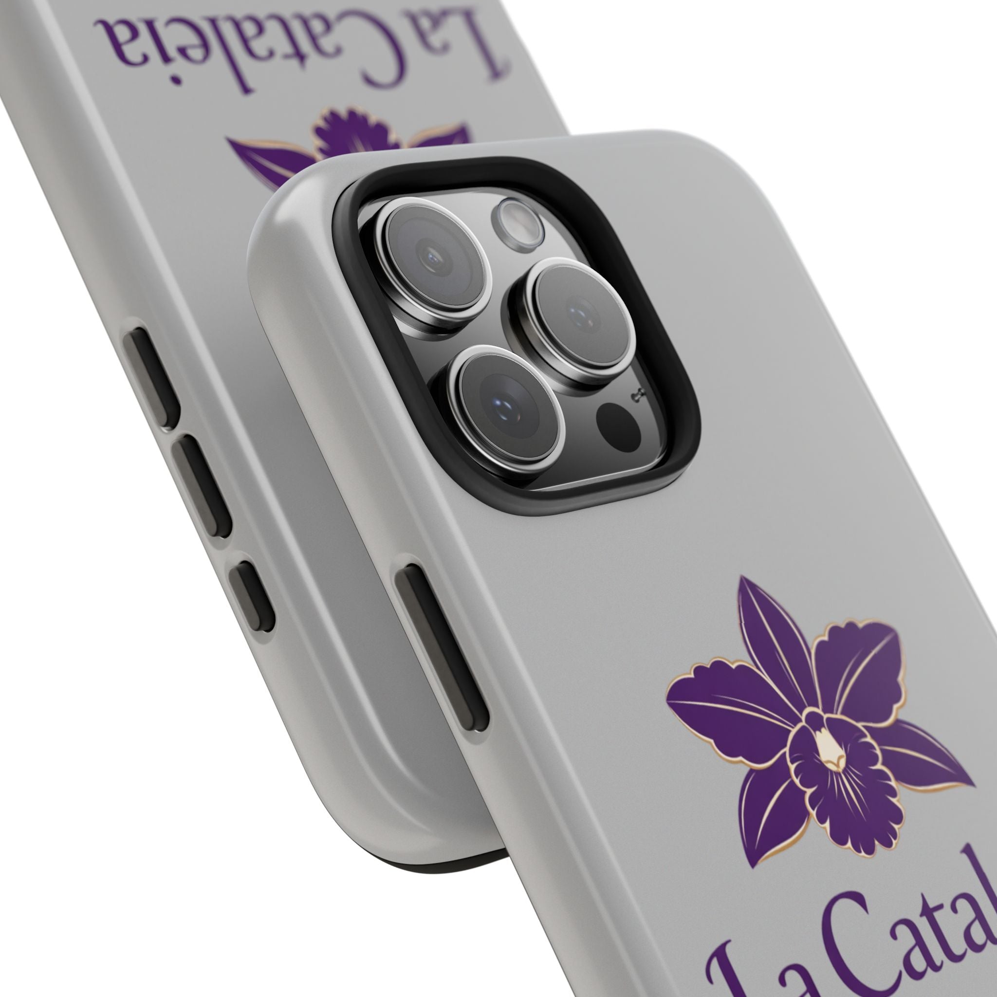 La Cataleia Orchid Tough Phone Case - Protective Floral Phone Cover