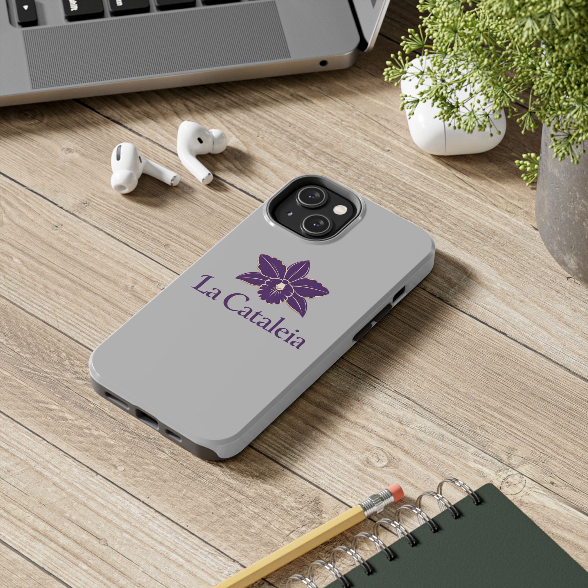 La Cataleia Orchid Tough Phone Case - Protective Floral Phone Cover
