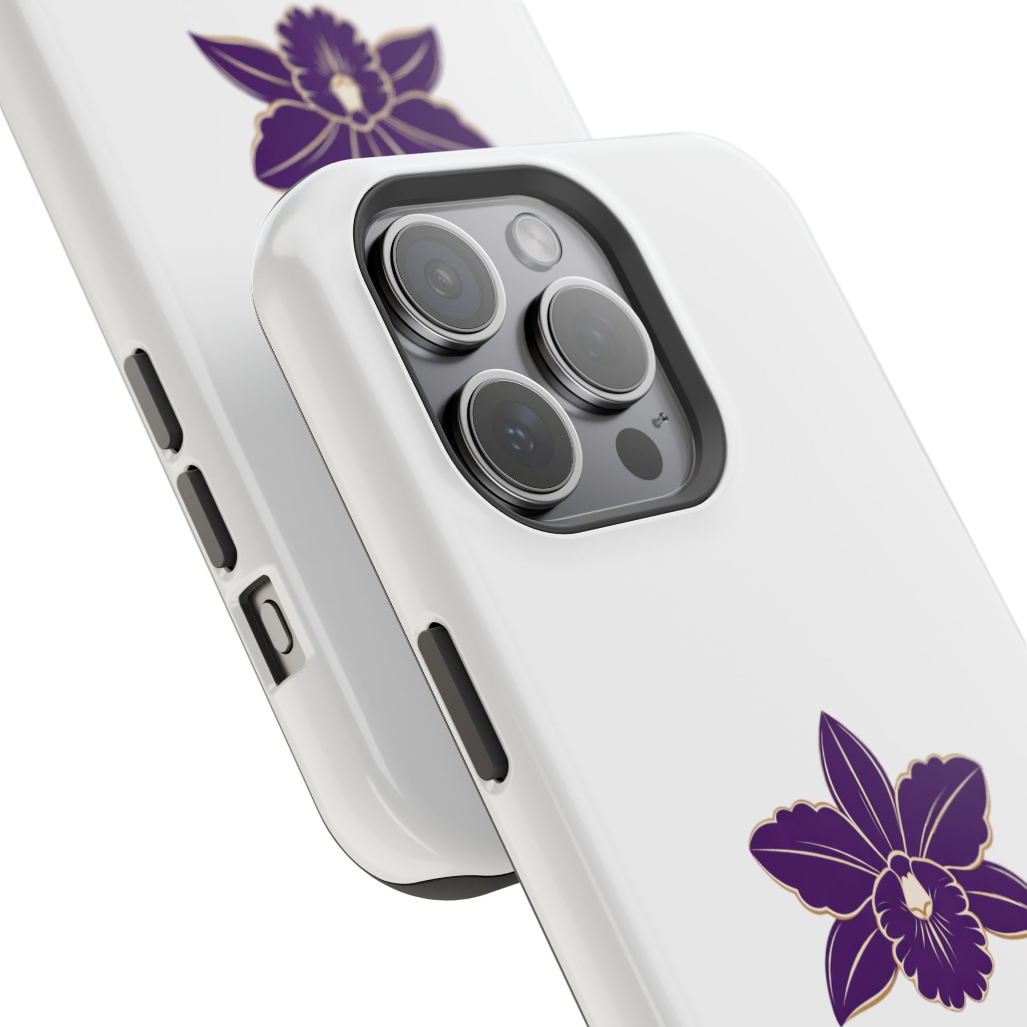 Phone Case — La Cataleia Purple Orchid Magnetic Impact-Resistant Case