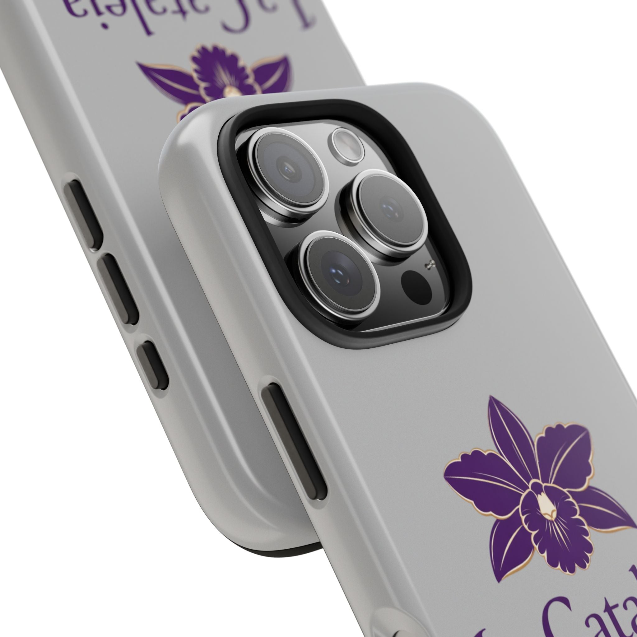 La Cataleia Orchid Tough Phone Case - Protective Floral Phone Cover